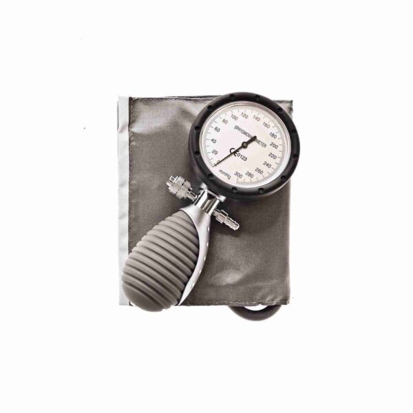 Palm Sphygmomanometer, Single Hand - Silver