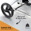 152cm Portable Folding Aluminium Access Ramp, 272kg Rated - Image 7