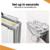 152cm Portable Folding Aluminium Access Ramp, 272kg Rated - Image 4