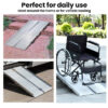 152cm Portable Folding Aluminium Access Ramp, 272kg Rated - Image 2