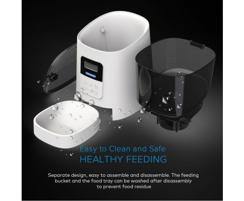 Smart Pet Feeder with Camera - Black - Image 8