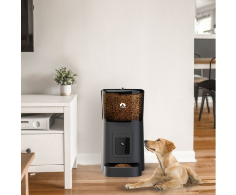 Smart Pet Feeder with Camera - Black - Image 3