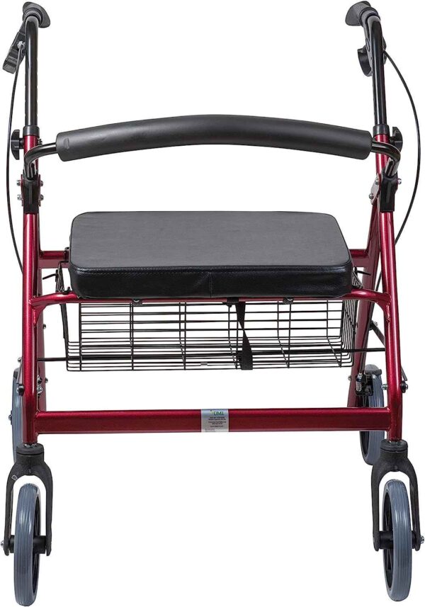 Extra-Wide Bariatric Mobility Rollator Walker - Image 4