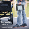 Electric Wheelchair | Extra Wide Seat | Foldable Steel Frame | Lithium Battery | 130KG Weight Capacity - Image 4