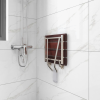 Wall-Mounted Foldable Waterproof Bathroom Bench 160Kg Weight Capacity - Image 3