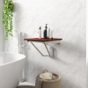 Wall-Mounted Foldable Waterproof Bathroom Bench 160Kg Weight Capacity - Image 2