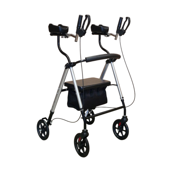 Height Adjustable Gutter Arm Rollator