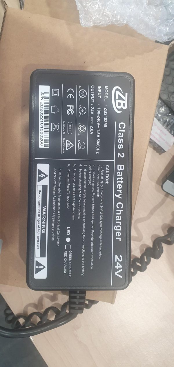 Lithium Charger for E-Traveller 2A/2000mA