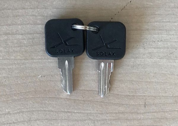 Spare Key for SOLAX Mobie, Transformer, Genie, Maleta and Charge