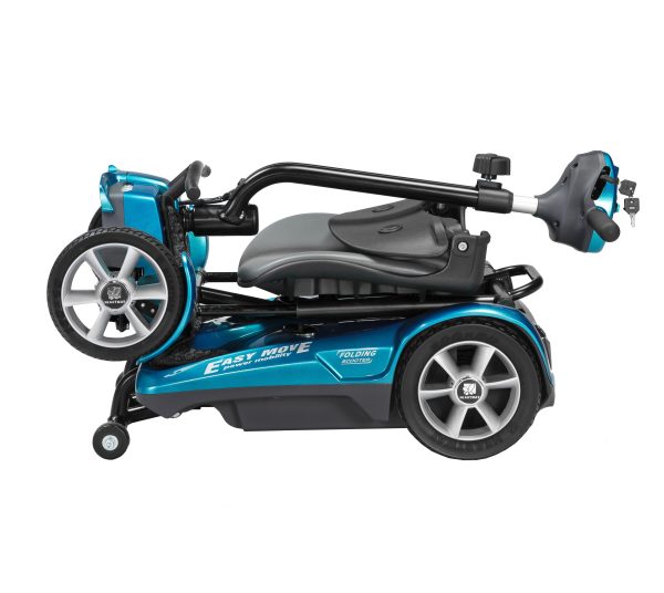 Heartway EASY MOVE 4 - Auto Folding 4-wheel Travel Scooter S21F (Blue) - Image 2