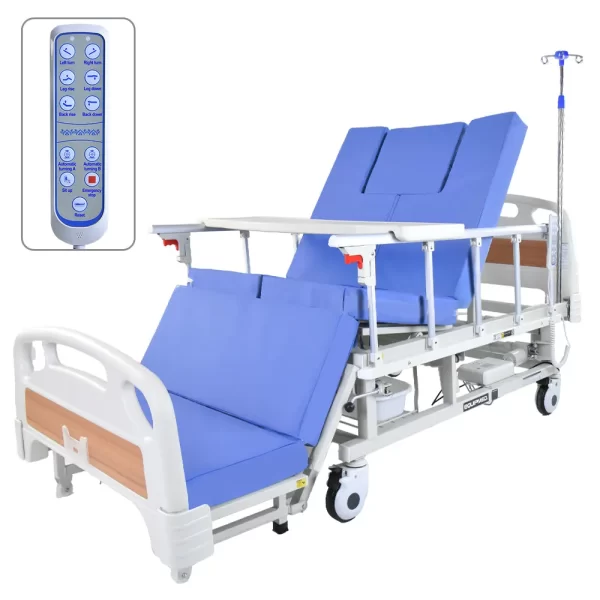 Hospital Bed: Fully Adjustable Electric Single Bed (mattress included) 7 functions