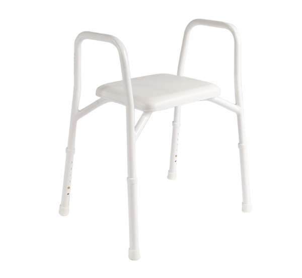 Shower Stool – Extra Wide Padded Seat